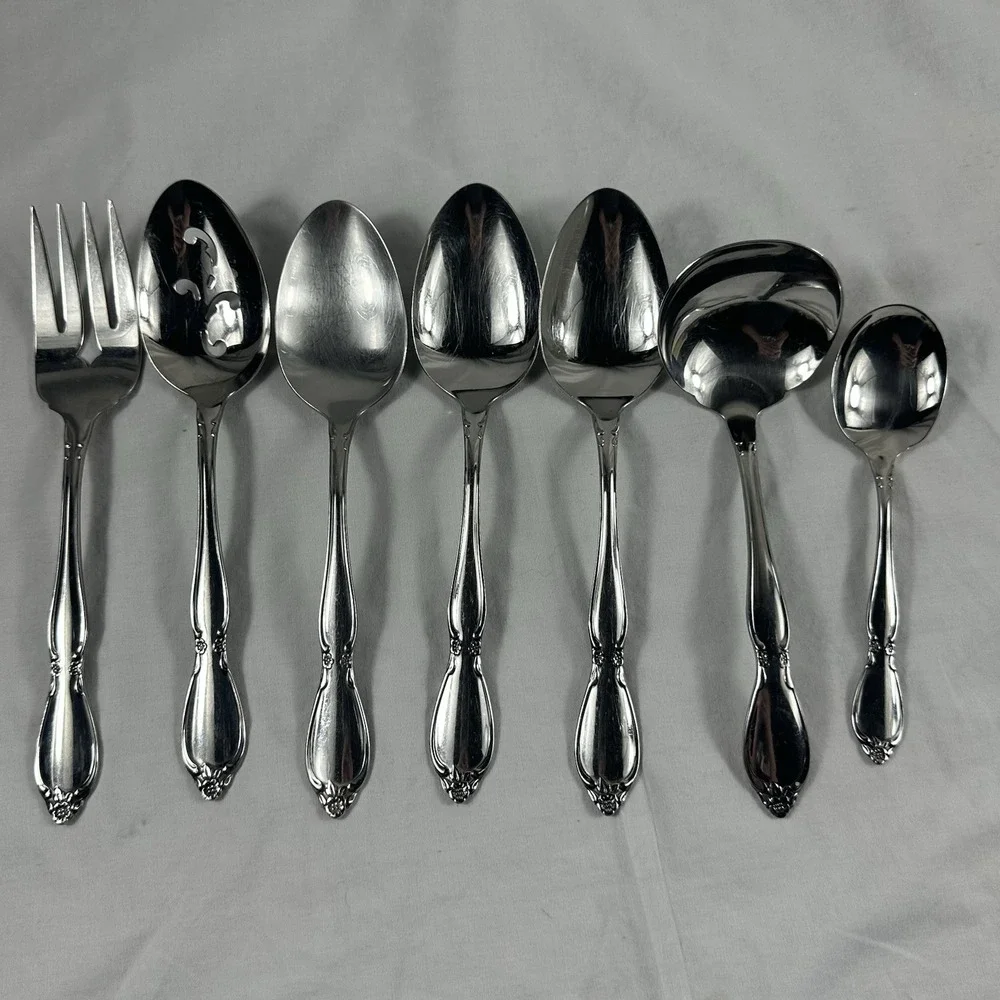 Oneida Chatelaine Set of 7 Serving‎ Pieces Community Stainless